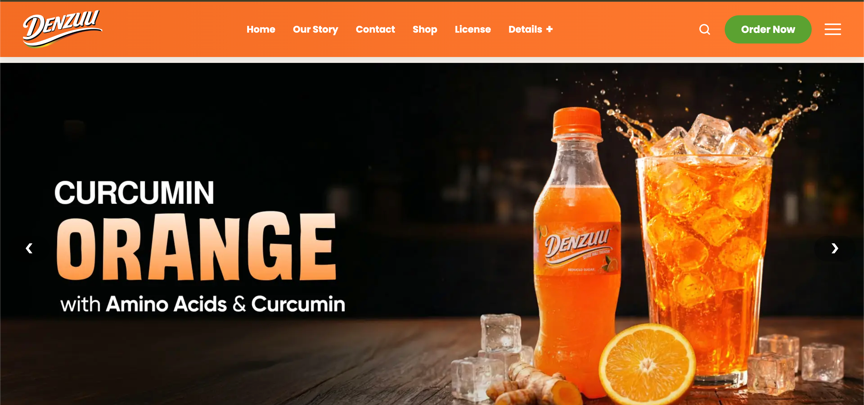 Denzuu website screenshot