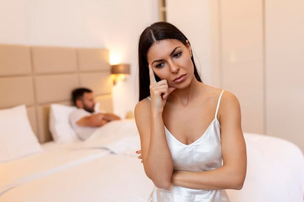 Lack of intimacy due to unhappy married life