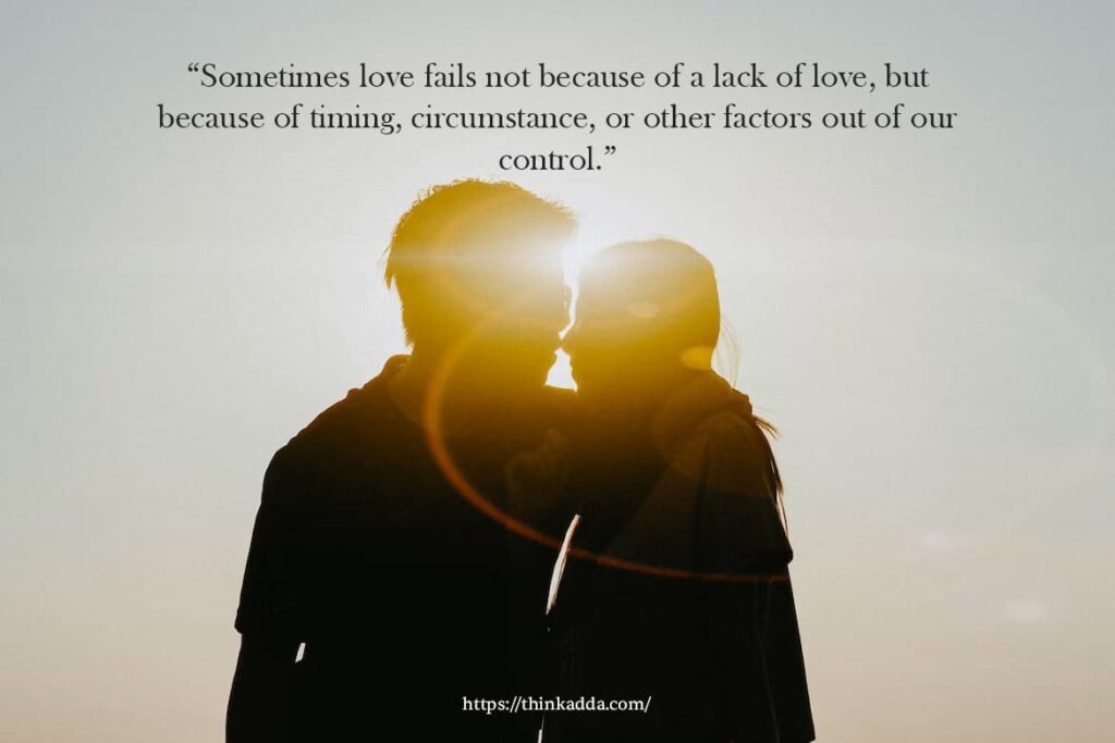Popular heart touching love failure quotes with images